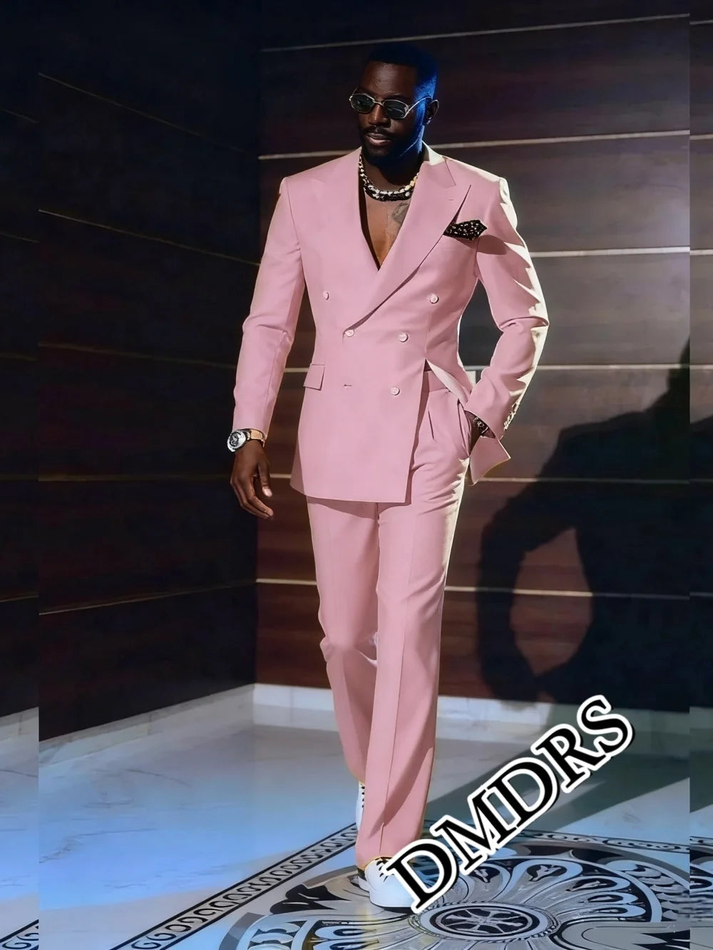 Ensemble de costume rose élégant pour hommes 2 pièces pour mariage ensemble de costume formel pour hommes d'affaires ensemble de costume élégant pour hommes de bureau