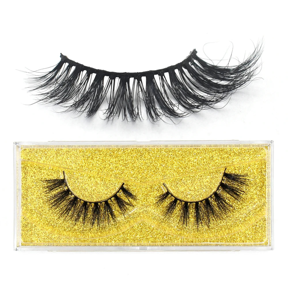 FOXESJI cils 3D vison cils populaire naturel long moelleux dramatique Extension de cils maquillage cils complet faux cils