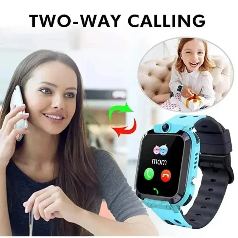 Montre connectée pour enfants Lenovo 2027, nouvelle version 5G, GPS, carte SIM, appel SOS, caméra, étanche, pour garçons et filles, cadeau