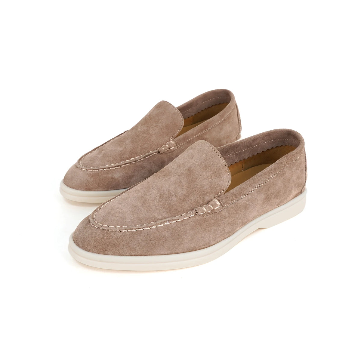 Chaussures plates de luxe en cuir pour femmes, mocassins de créateur, chaussures de marche confortables pour femmes, chaussures décontractées d'été, décontractées 44