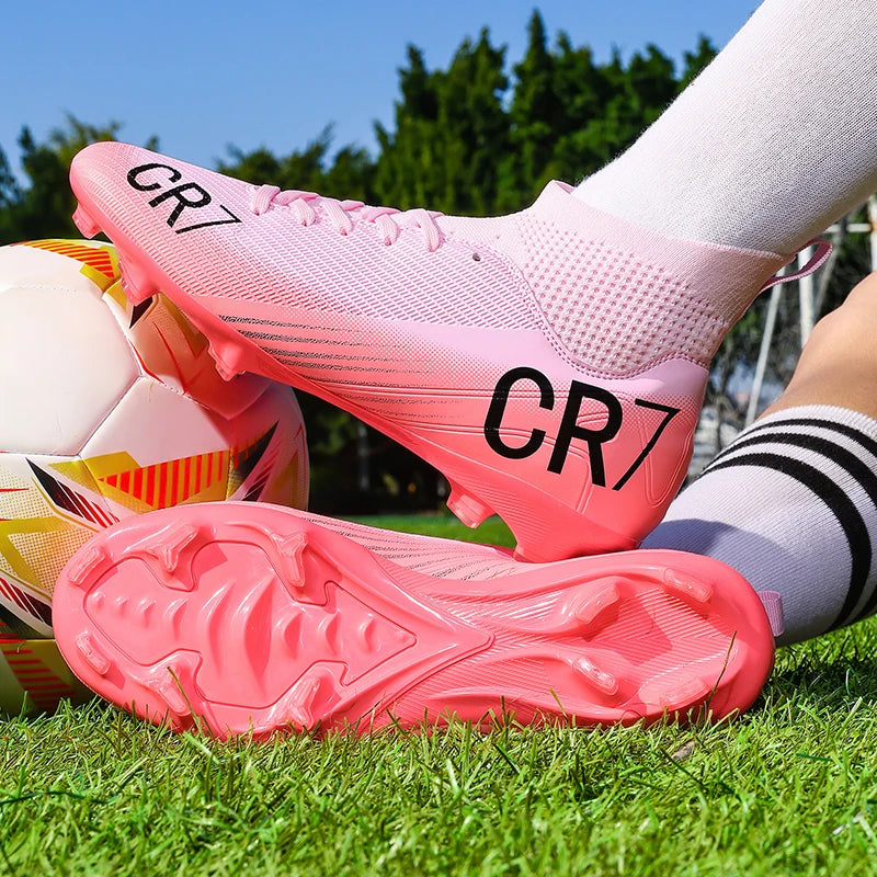 Nouvelles chaussures de football pour hommes, vente chaude, chaussures de futsal professionnelles de haute qualité, chaussures de football à crampons pour femmes, unisexe, ultra-légères, baskets TF/FG