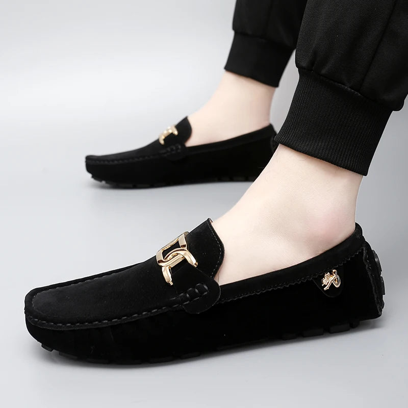 Chaussures bonnet faites à la main pour hommes, semelle souple, à enfiler, décontractées, paresseuses, respirantes, Trbottomie, les plus faciles pour assortis, grande taille, nouvelle collection 2025