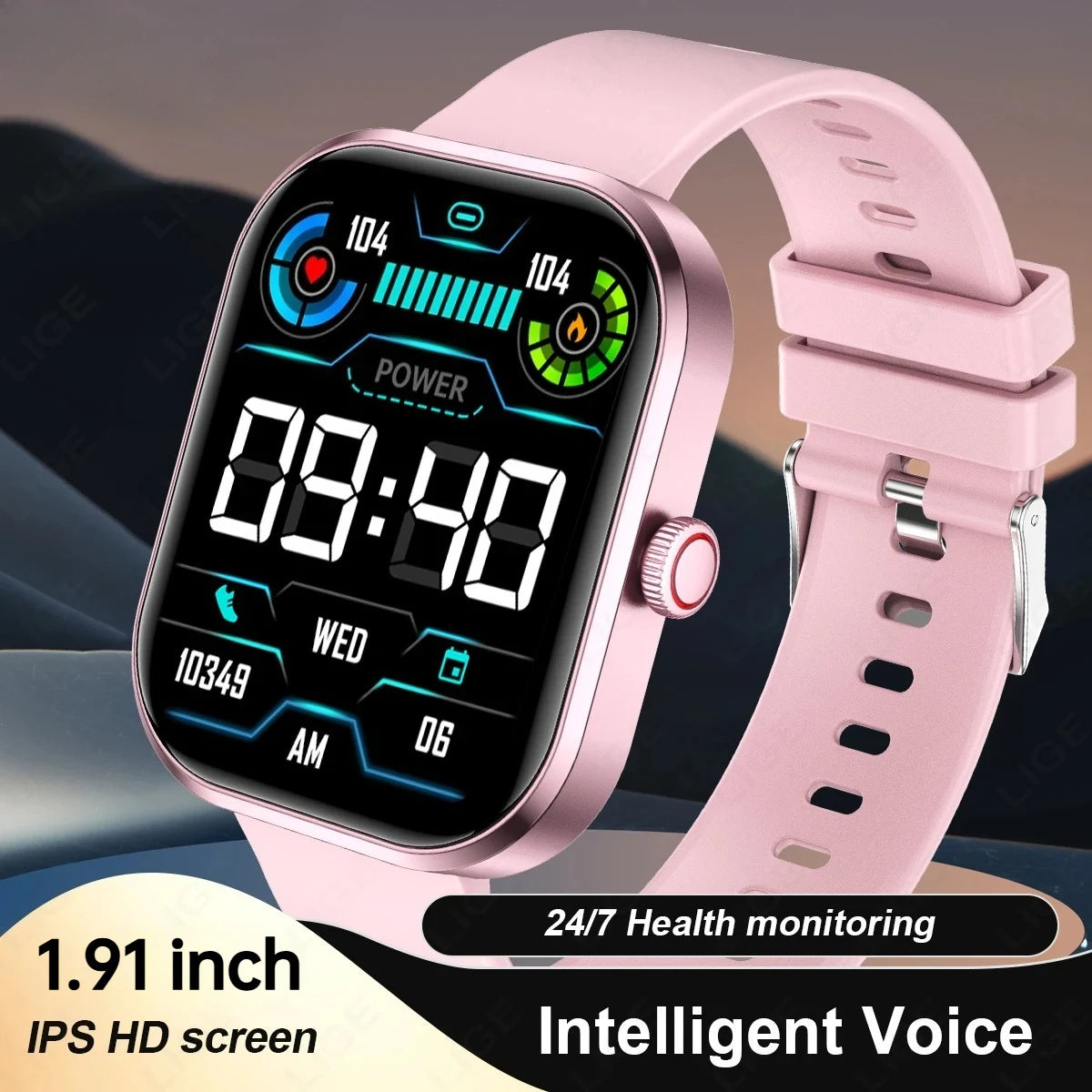 Montres intelligentes pour femmes, nouvelle mode, appels Bluetooth, écran tactile complet, étanche, moniteur d'activité physique, montres intelligentes pour hommes