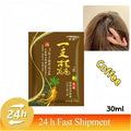 Shampoing de teinture capillaire 3 en 1 pour cheveux gris, crème de soin capillaire nourrissante de sécurité à base de plantes naturelles pour femmes et hommes