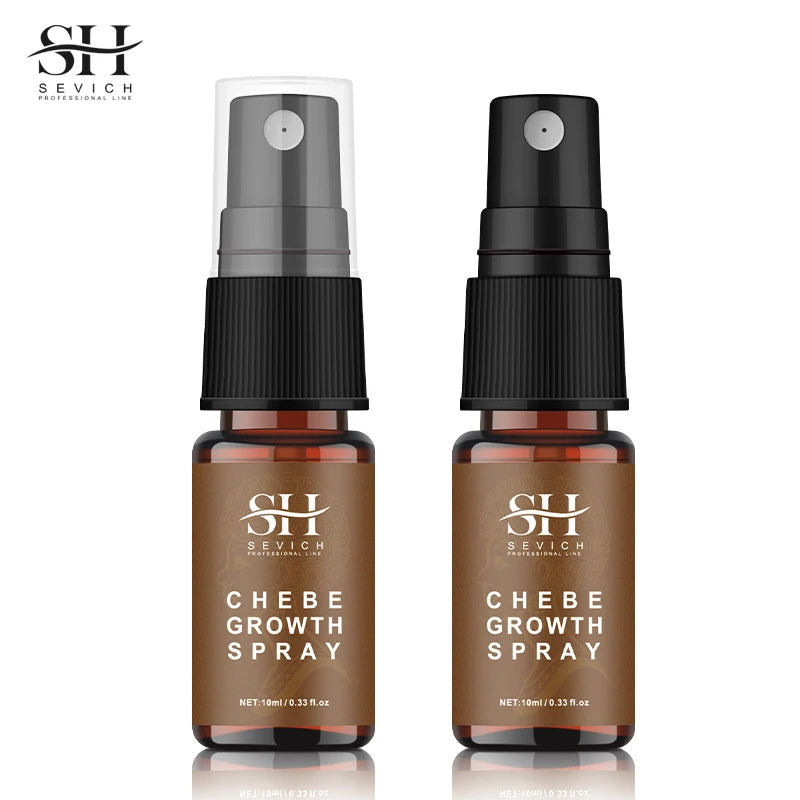 Huile de pulvérisation de Chebe africaine, 10ml, pour une réparation rapide de la croissance des cheveux, résultat Visible endommagé, arrêter de la casse, favorise la croissance des cheveux, pour femmes et hommes
