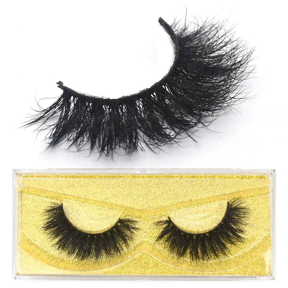 FOXESJI cils 3D vison cils populaire naturel long moelleux dramatique Extension de cils maquillage cils complet faux cils
