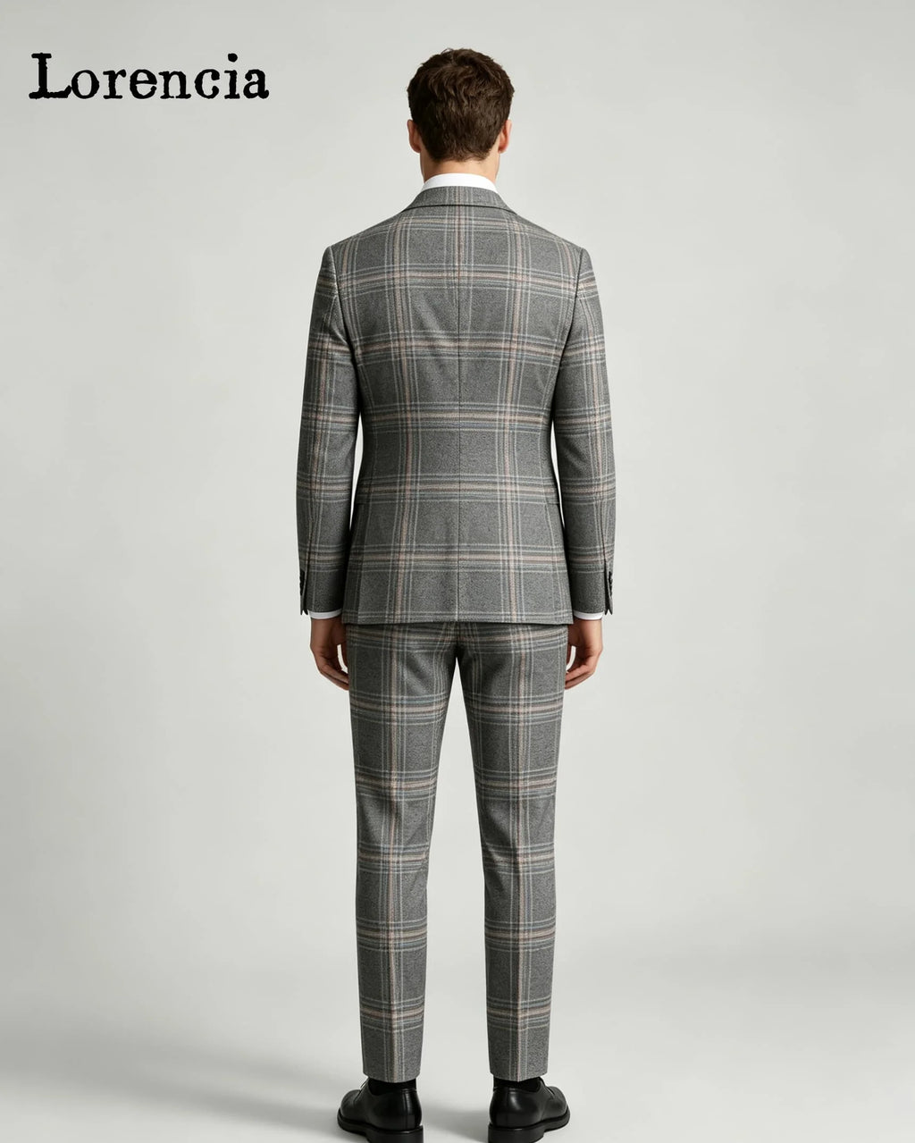 Costumes pour hommes à carreaux tendance, coupe ajustée, style vintage, formels, pour marié, mariage, smoking, ensembles 2 pièces, blazers pour homme, tenue de soirée, terno masculino