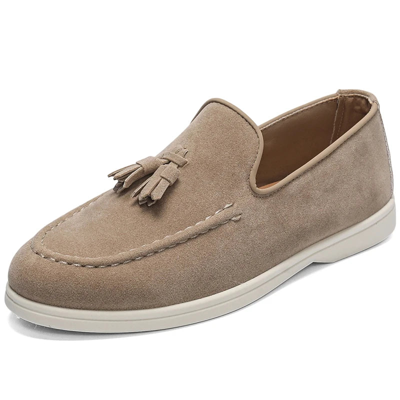 Mode hommes chaussures décontractées en daim cuir hommes classique Style britannique glands mocassins hommes en plein air conduite appartements