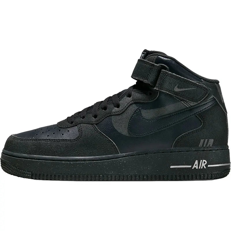 Nike Air Force 1 – baskets mi-hautes respirantes et décontractées pour hommes, authentiques, DQ7666-001