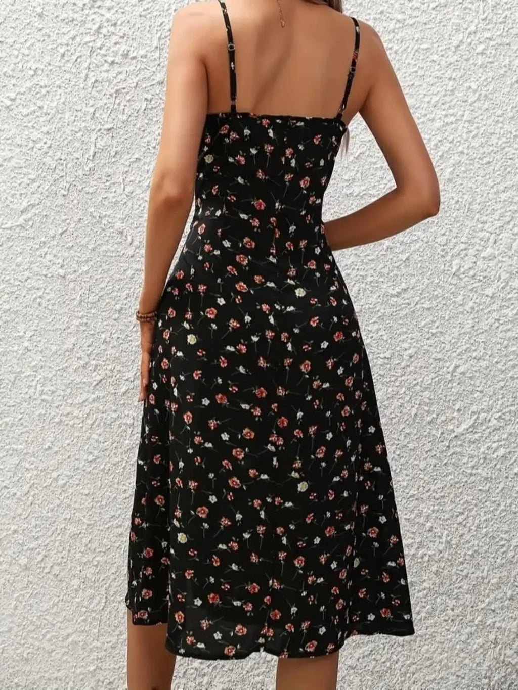 Robe longue à ourlet asymétrique pour femmes, imprimé Floral, Style bohème, sans manches, mi-longue, pour un usage quotidien, vacances à la plage