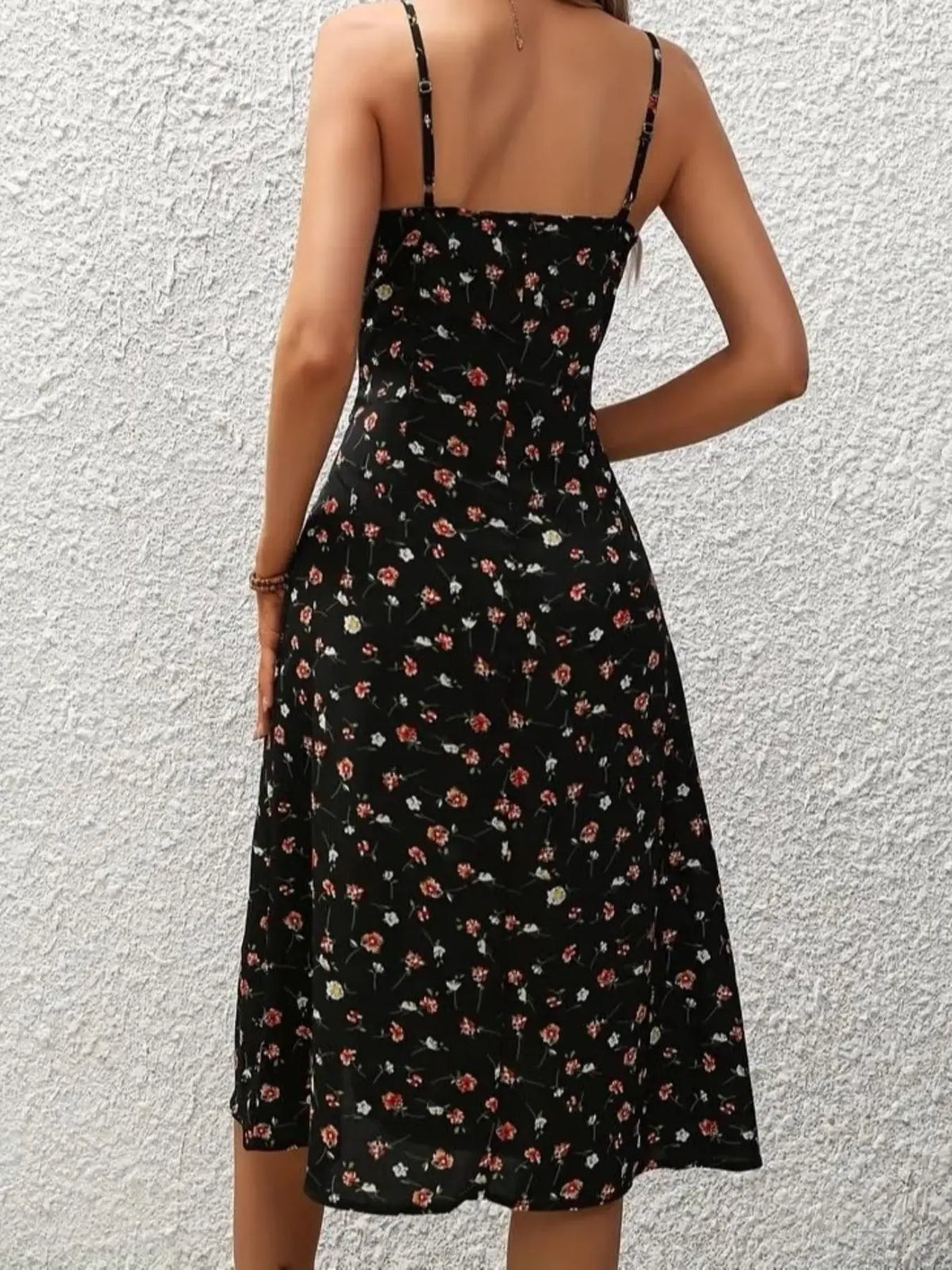 Robe longue à ourlet asymétrique pour femmes, imprimé Floral, Style bohème, sans manches, mi-longue, pour un usage quotidien, vacances à la plage