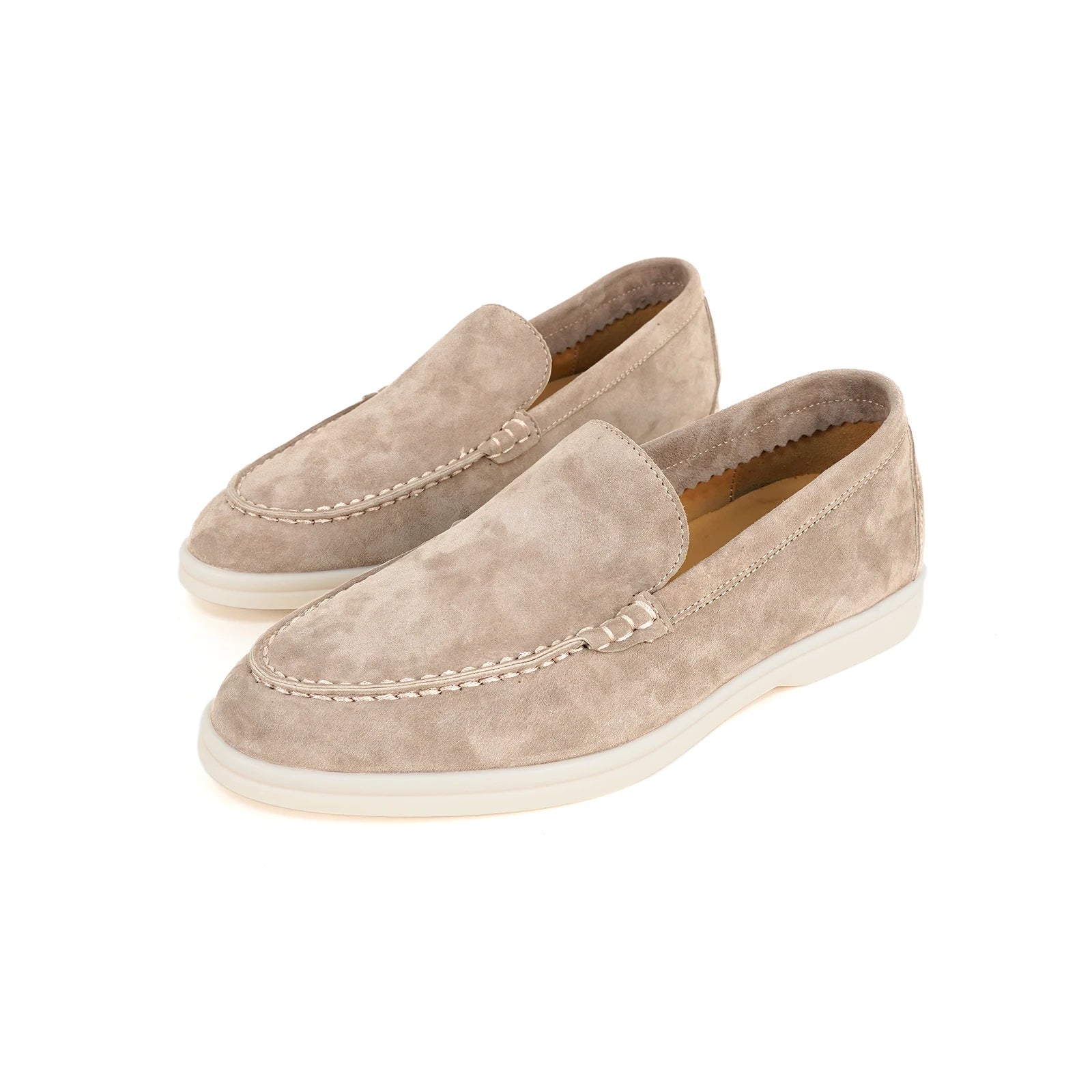 Chaussures plates de luxe en cuir pour femmes, mocassins de créateur, chaussures de marche confortables pour femmes, chaussures décontractées d'été, décontractées 44
