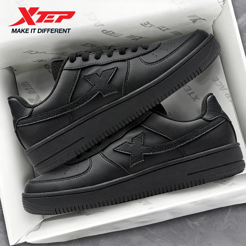 Xtep chaussures de skateboard pour hommes à la mode Style de rue mode bas semelle épaisse durabilité chaussure de Jogging confortable 874119319851