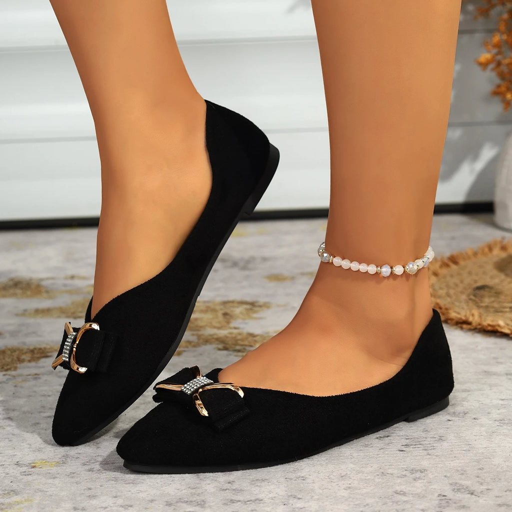 Chaussures plates élégantes et sexy pour le printemps et l'automne, chaussures décontractées à la mode, best-seller, nouvelles, confortables et légères, chaussures de travail pour femmes