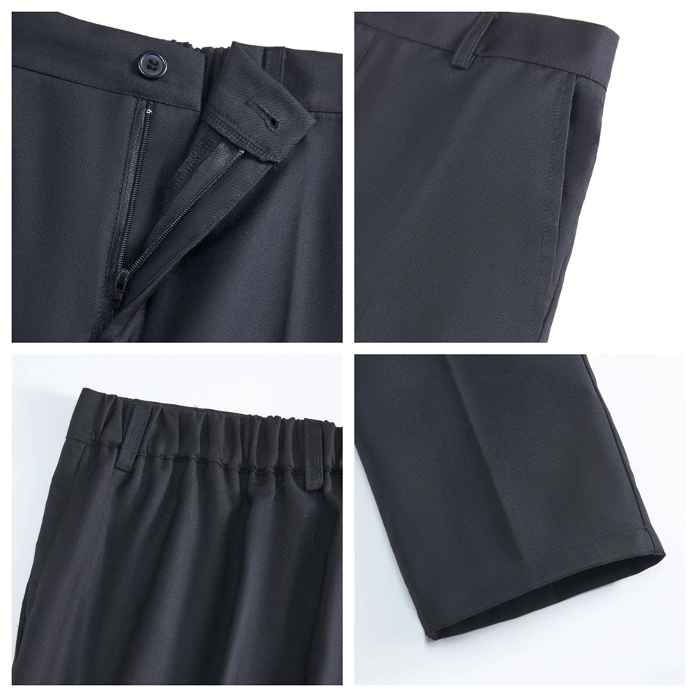 Ensemble de costume formel quatre pièces pour garçons, Blazer à col en velours, pantalon gilet, pantalon de smoking à nœud papillon, costumes de mariage pour enfants de retour