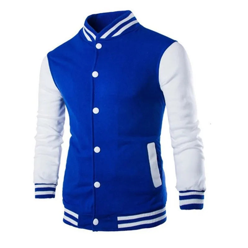 Manteau de Baseball pour hommes, coupe cintrée, personnalisé, décontracté, veste de sport, nouveau imprimé, col montant, Cardigan, vêtements d'extérieur, 2023