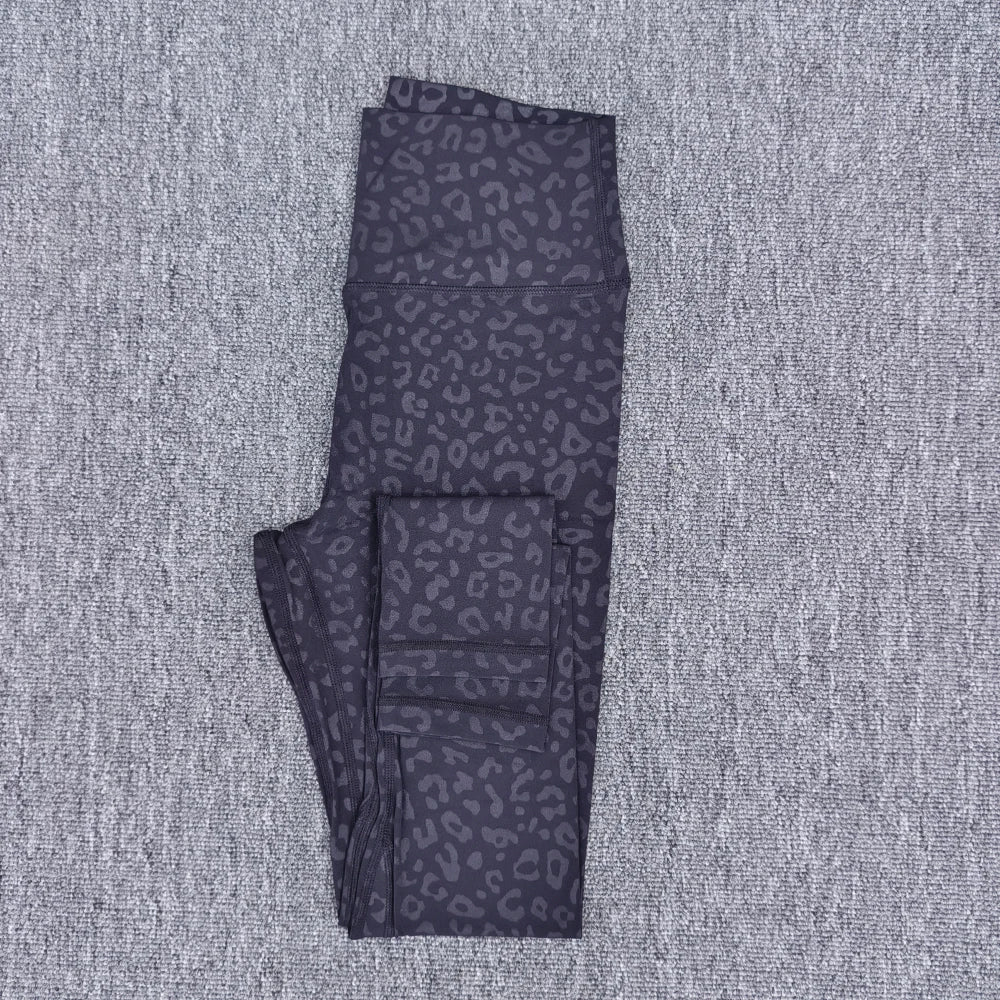Legging de Yoga taille haute pour femmes, couleur unie, grande taille, pantalon de Sport, entraînement complet, jogging25, poche interne athlétique douce, 2.0