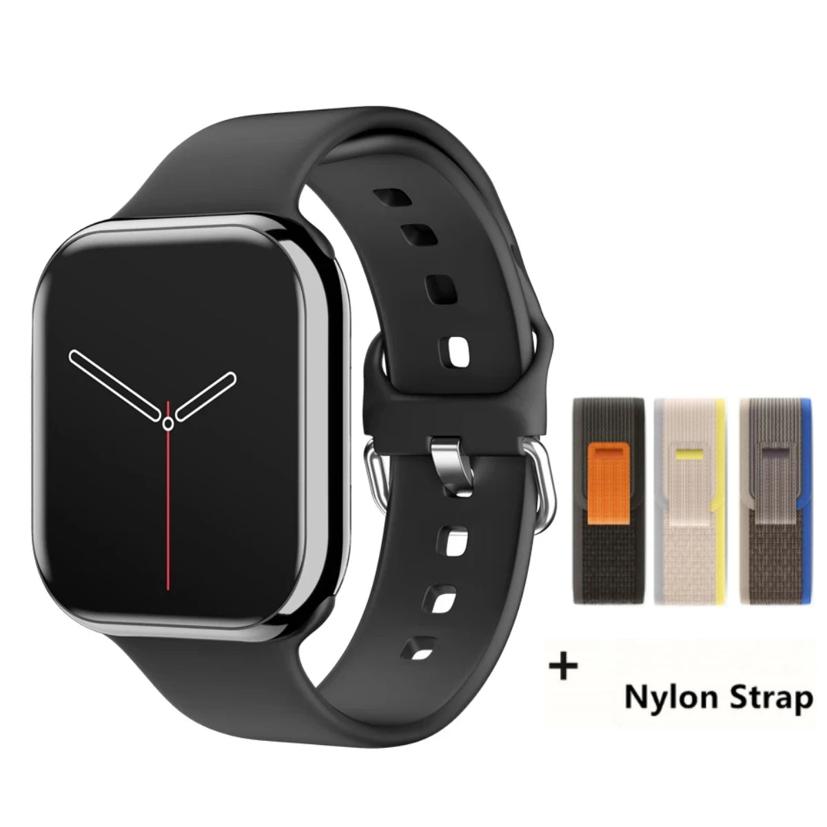 Montre connectée GPS pour hommes et femmes, compatible avec Apple Watch série 10, affichage permanent, mesure de la température corporelle, appels Bluetooth, NFC, pour iOS et Android