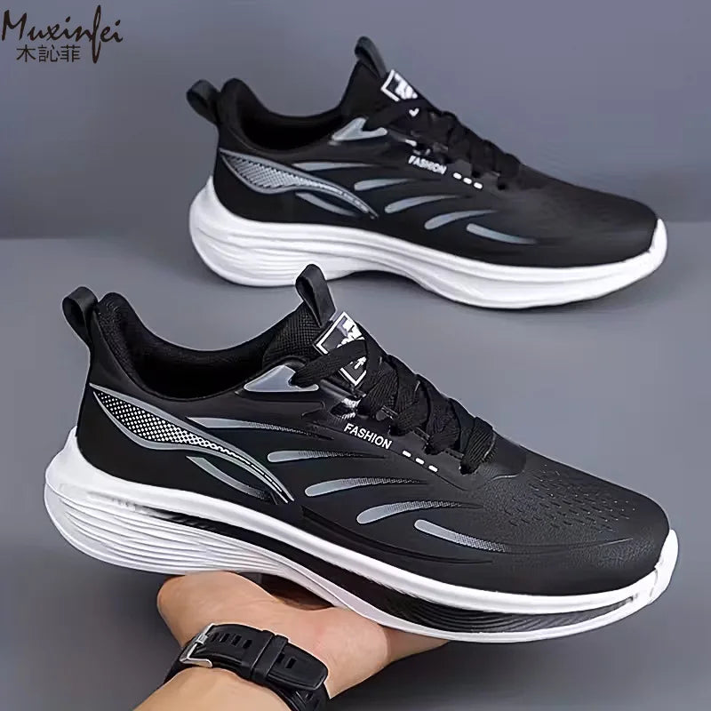 Chaussures de sport ultra légères à semelles souples pour hommes, chaussures de course décontractées, grande taille 39-47, nouvelle collection 2026