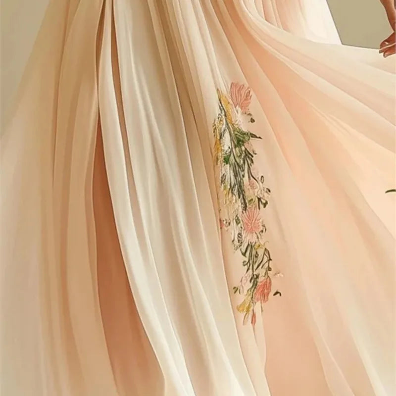 Vêtements pour femmes tendance 2020, robes d'été à manches courtes, taille haute, Sexy, col en V, imprimé Floral, style Boho, robe de vacances