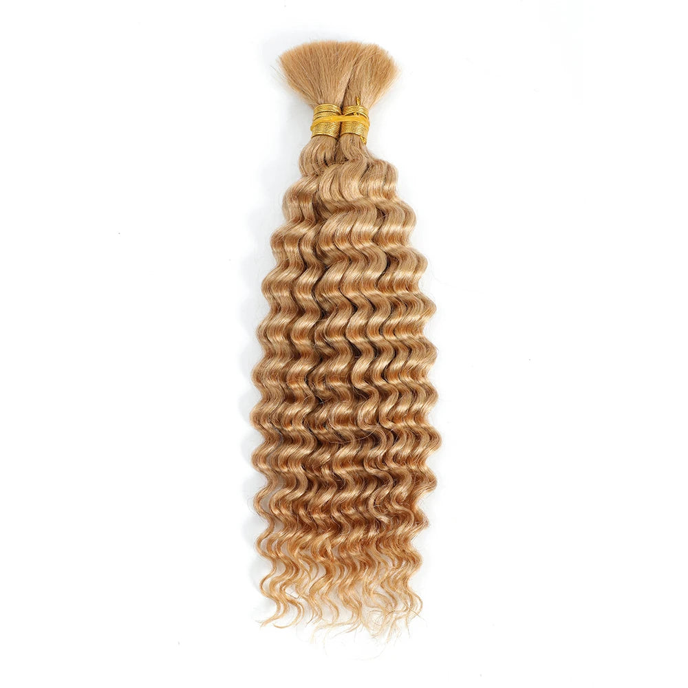 Tressage humain cheveux vague profonde en vrac cheveux humains 100g sans trame cheveux humains paquets Micro humain tressage cheveux pour Boho tresses