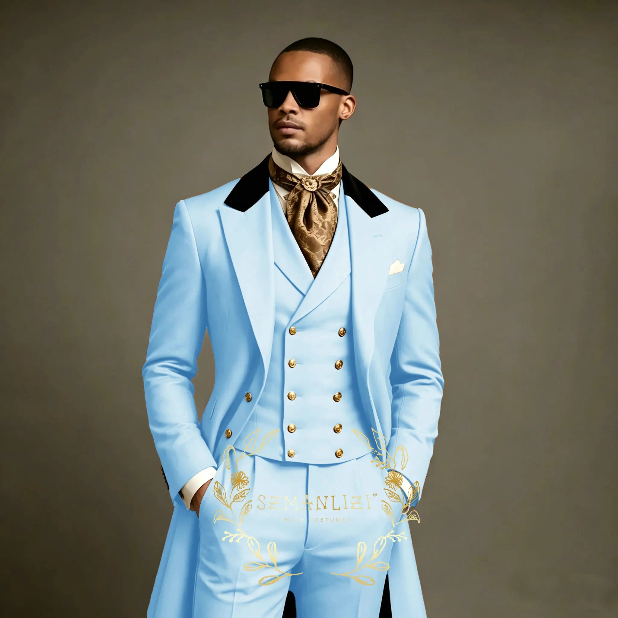 Costume de bal gris clair 3 pièces coupe ajustée pour homme, ensemble blazer long pour marié, garçons d'honneur, affaires, banquets et soirées