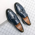 Chaussures habillées pour hommes de haute qualité, mocassins en cuir à enfiler, chaussures décontractées et professionnelles pour hommes, brogues plates, mocassins en cuir pour homme