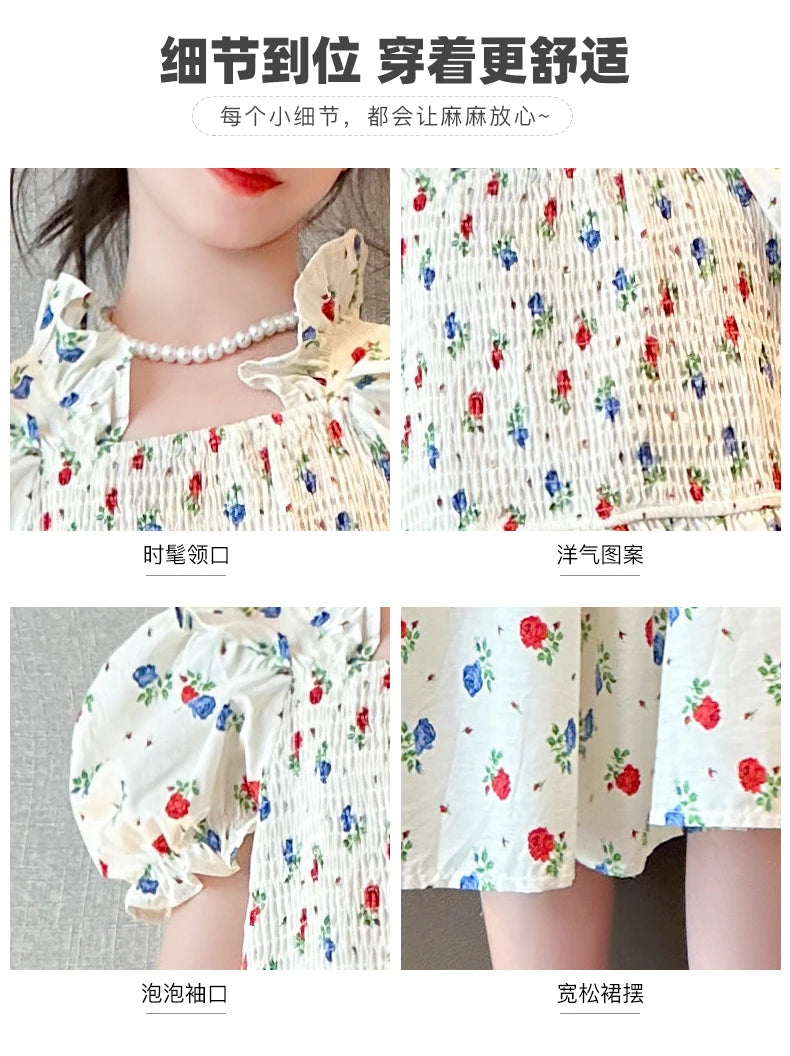 Robes pour filles, nouveaux styles d'été, vêtements pour enfants, vêtements d'été, robes d'été à la mode pour filles, jupes fleuries