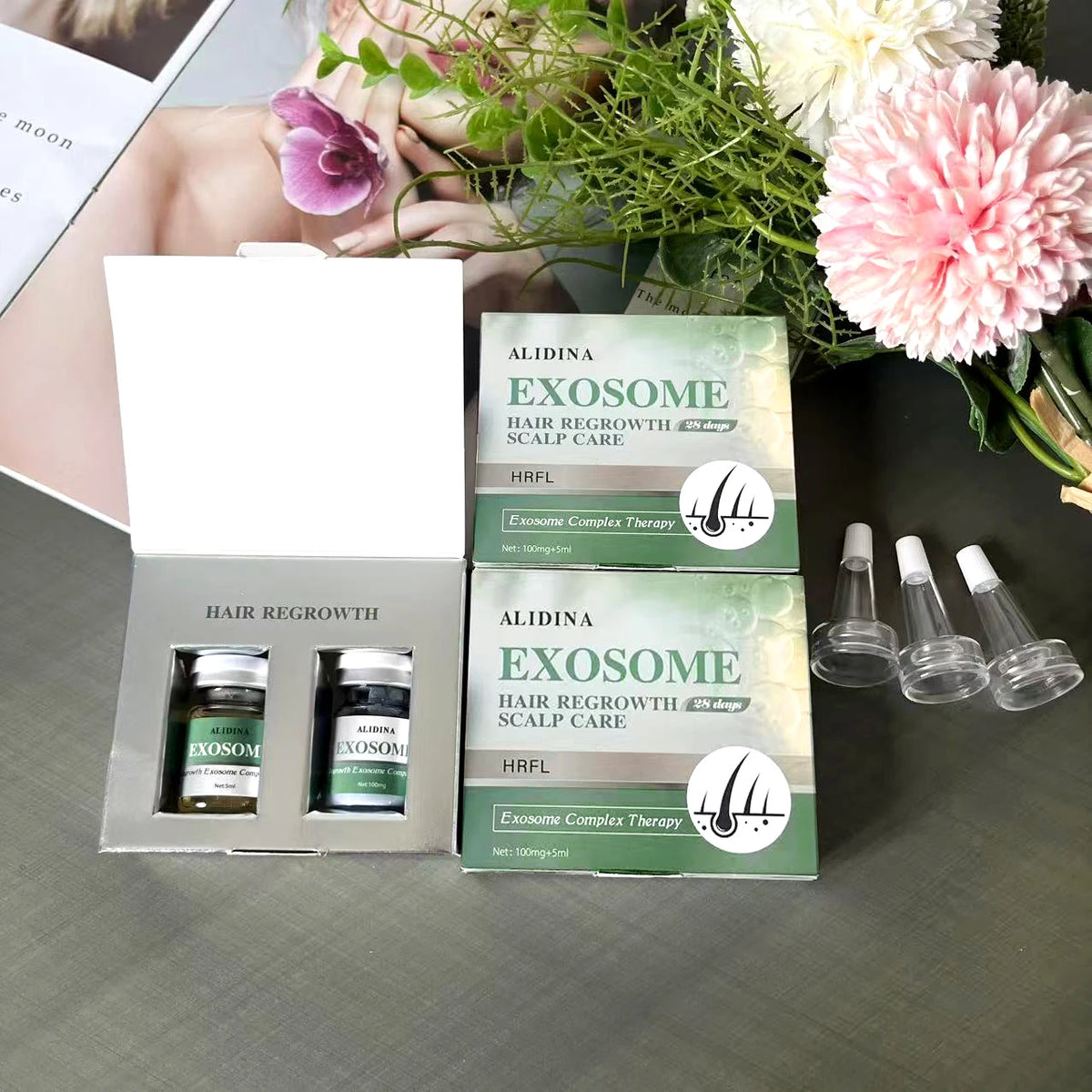 GD Le sérum essentiel pour la croissance des cheveux à l'exosomes Bio-scalp le plus efficace en 2025. efficace pour réparer la calvitie et la repousse des cheveux