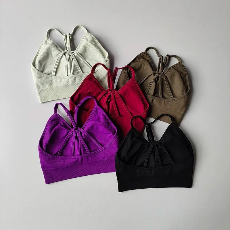 Combinaison de sport pour femme Peach à taille haute et effet push-up, résistante aux chocs, pour le yoga, la course et le style