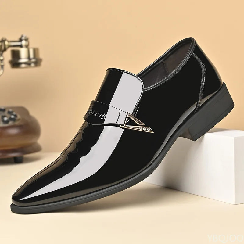 Chaussures formelles de bureau pour hommes, grande taille, à la mode, coupe basse, confortables au quotidien, pointues, multifonctions, pour mariage, 2026