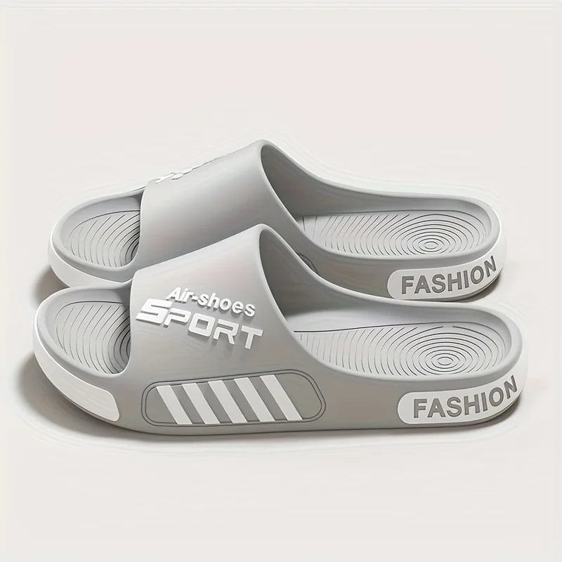 Pantoufles d'extérieur de Style Sport pour hommes, antidérapantes, légères, pour la maison et la plage, chaussures confortables pour usage extérieur