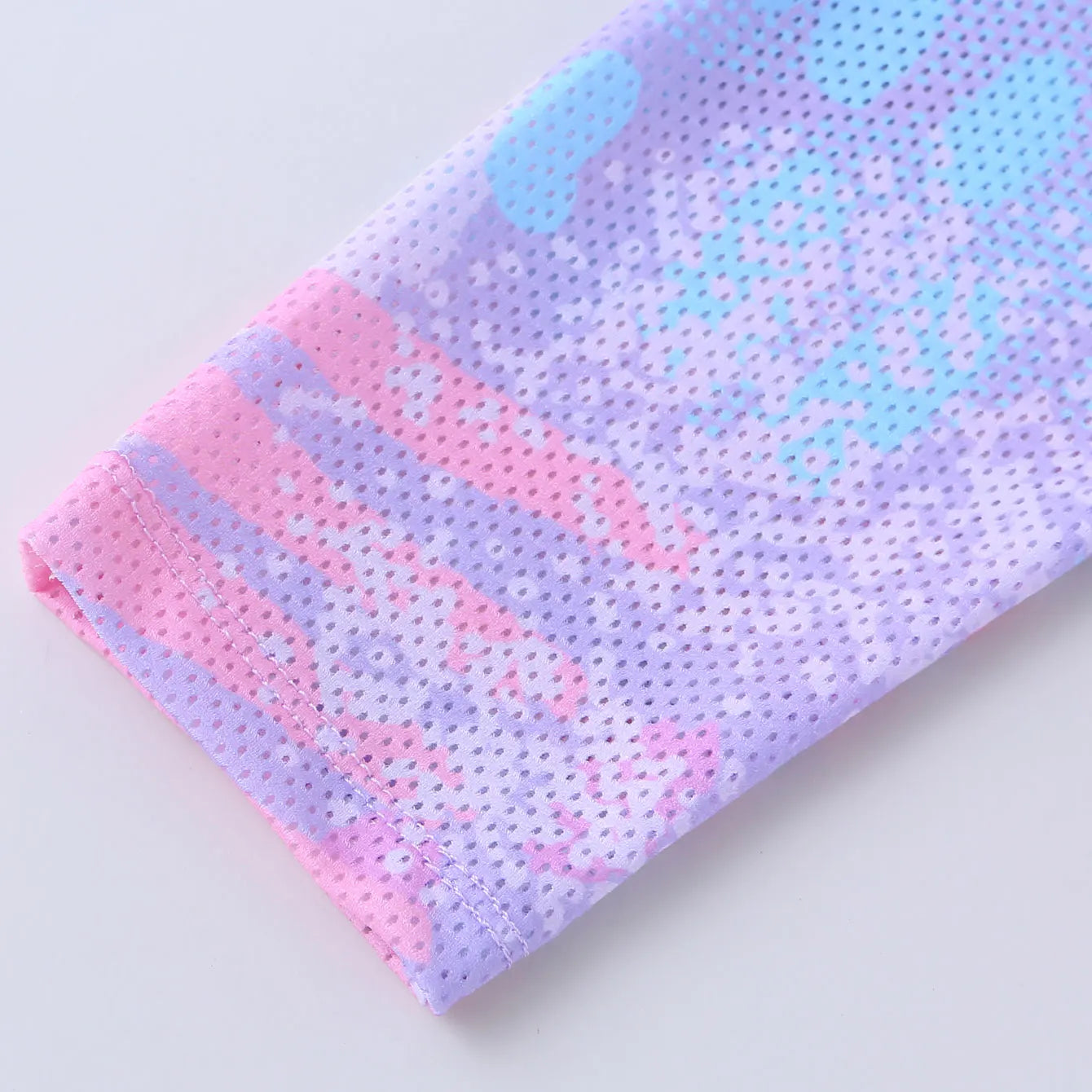 Ensemble de maillot de bain trois pièces pour enfants, ensemble de maillot de bain violet, manches longues et pantalon long