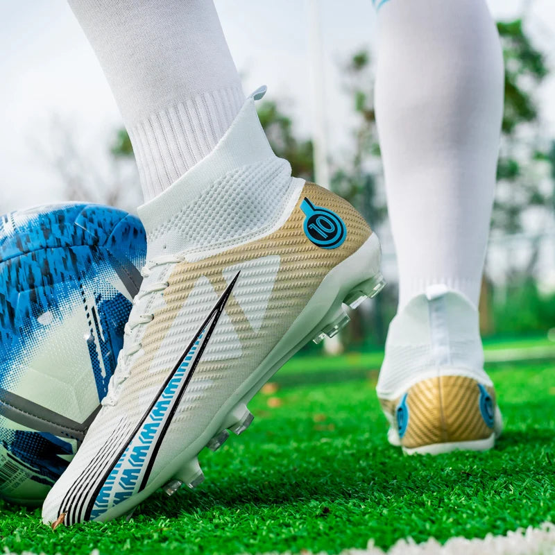 Chaussures de football cloutées pour hommes et femmes, chaussures de football, chaussures d'entraînement de football en plein air, offre spéciale