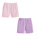 Leggings d'été pour enfants, 2 pièces, shorts de sécurité en coton pour filles, shorts de plage de couleur unie, adaptés aux enfants âgés de 2 à 12 ans