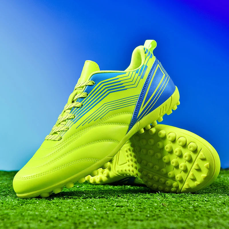 Chaussures de Football pour hommes, bottes de Football professionnelles, Futsal, vente en gros, confortables, TF, chaussures d'extérieur antidérapantes de haute qualité