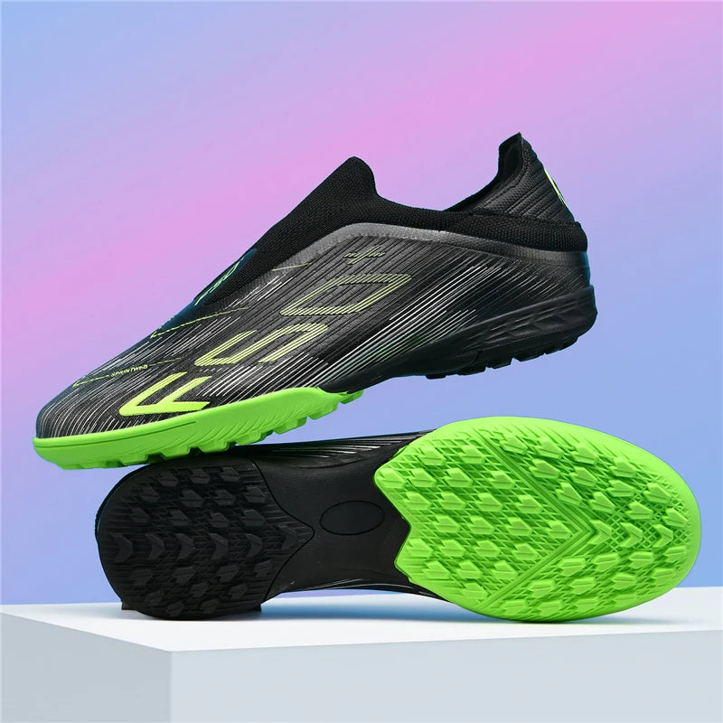 Nouvelles chaussures de football pour hommes, antidérapantes, pour futsal en salle, crampons pour terrain gazonné, baskets de haute qualité, modèle haut de gamme, très vendues, pour l'extérieur