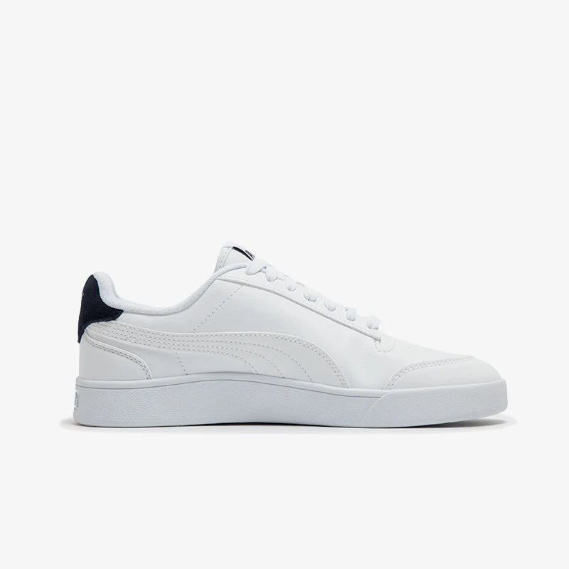 Puma véritable Shuffle unisexe mode bas en cuir espadrilles décontractées 309668-01