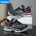 Chaussures de sport confortables pour garçons, baskets de course légères et antidérapantes pour l'extérieur, motif araignée de dessin animé pour enfants