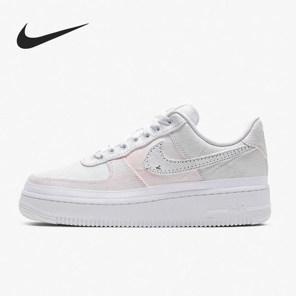Nike véritable AIR FORCE 1 chaussure de sport et de loisirs classique rembourrée pour femme CJ1650-100