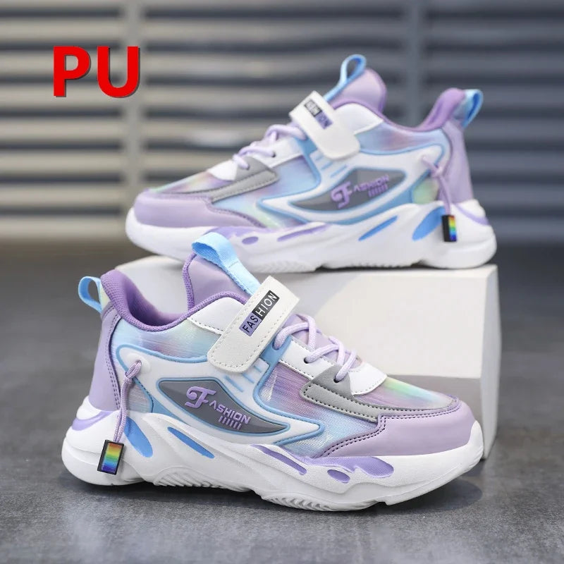 Chaussures décontractées en fourrure chaude pour filles, baskets épaisses de princesse, mignonnes pour enfants, été, hiver, 3, 5, 6, 7, 8