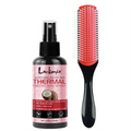 LOCKMIO Spray de protection thermique hydratant et nourrissant pour protéger les cheveux, réparation des dommages causés par la chaleur, revitalisant Anti-frisottis, produit de soins capillaires