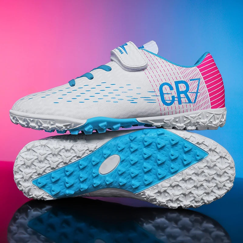 Nouvelles chaussures de football pour hommes et enfants, crampons professionnels antidérapants ultralégers pour garçons, chaussures de match de football, chaussures d'entraînement, livraison directe