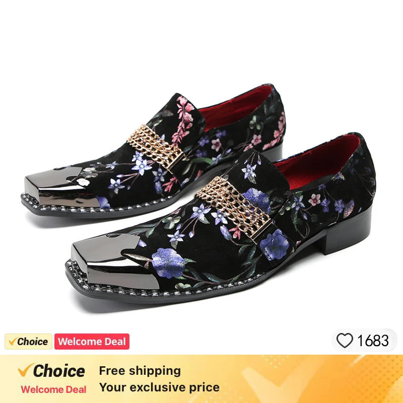 Chaussures de luxe pour hommes designer comme motif serpent chaussures habillées homme Gentleman Slip On Oxfords chaussures en cuir véritable pour hommes mode