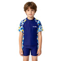 Maillot de bain rose pour filles, ensemble de maillots de bain pour enfants en bas âge, 2 pièces, manches courtes, costume de bain mignon pour enfants de 3 4 5 6 7 8 9 10 ans