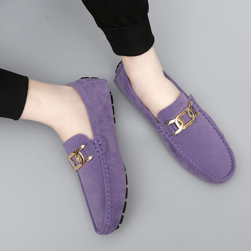 Chaussures bonnet faites à la main pour hommes, semelle souple, à enfiler, décontractées, paresseuses, respirantes, Trbottomie, les plus faciles pour assortis, grande taille, nouvelle collection 2025