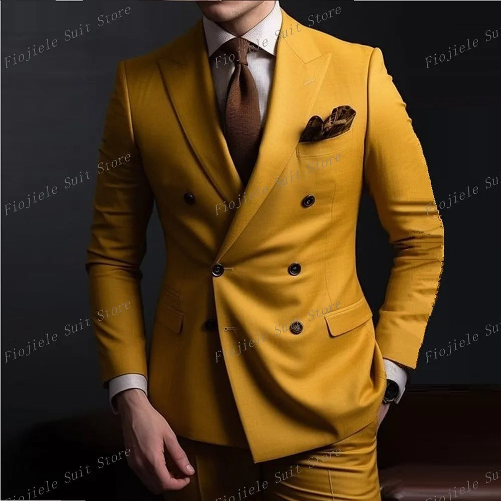 Vert armée hommes affaires Occasion formelle Tuxedos marié Groomsman fête de mariage bal mâle costume 2 pièces ensemble Blazer pantalon