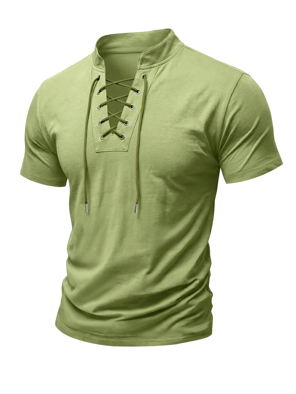 Chemise à manches courtes pour homme, nouvelle collection été, confortable, style rétro européen et américain, décontractée au quotidien, inspiration Renaissance, Pirate, Viking, Médiévale