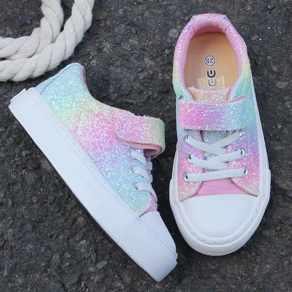9058 Chaussures de skate tendance et à la mode pour garçons et filles, chaussures pour enfants avec velcro, chaussures de marche respirantes et légères