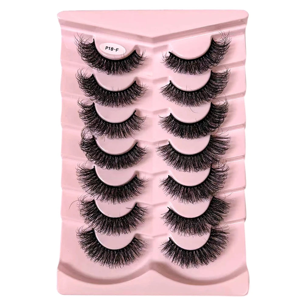 Classique 3D Volume Faux cils de vison aspect naturel moelleux Faux cils vaporeux oeil de chat cils moelleux 3D cils de vison